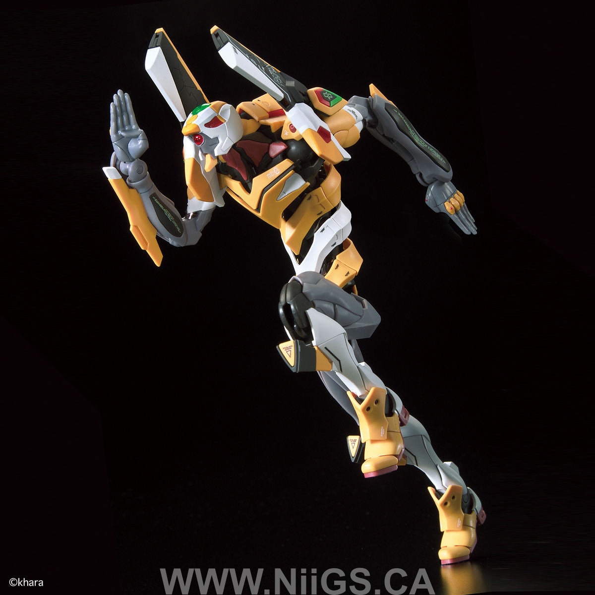 BANDAI Hobby RG MULTIPURPOSE HUMANOID DECISIVE WEAPON, ARTIFICIAL HUMAN EVANGELION UNIT-00