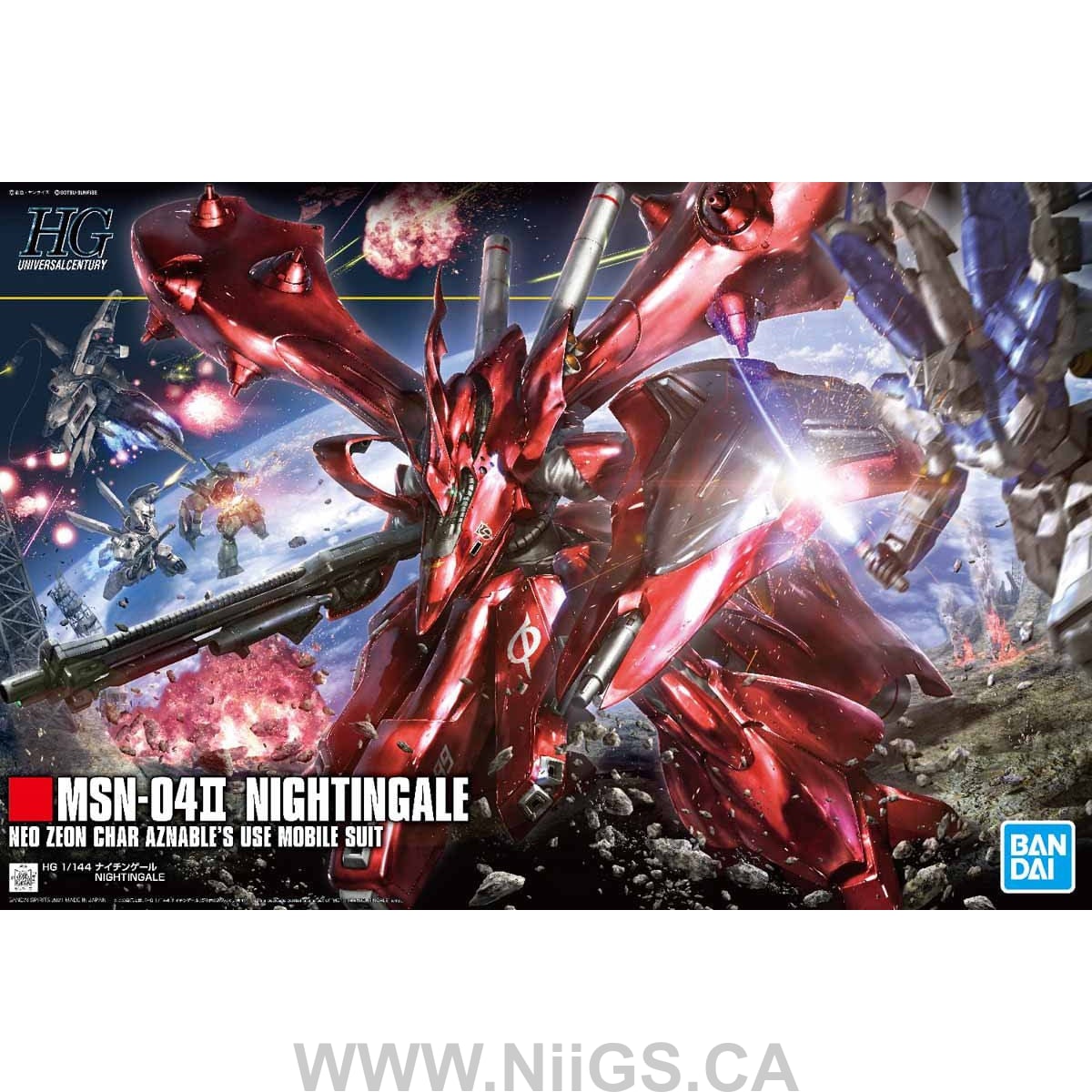 BANDAI Hobby HGUC 1/144 NIGHTINGALE