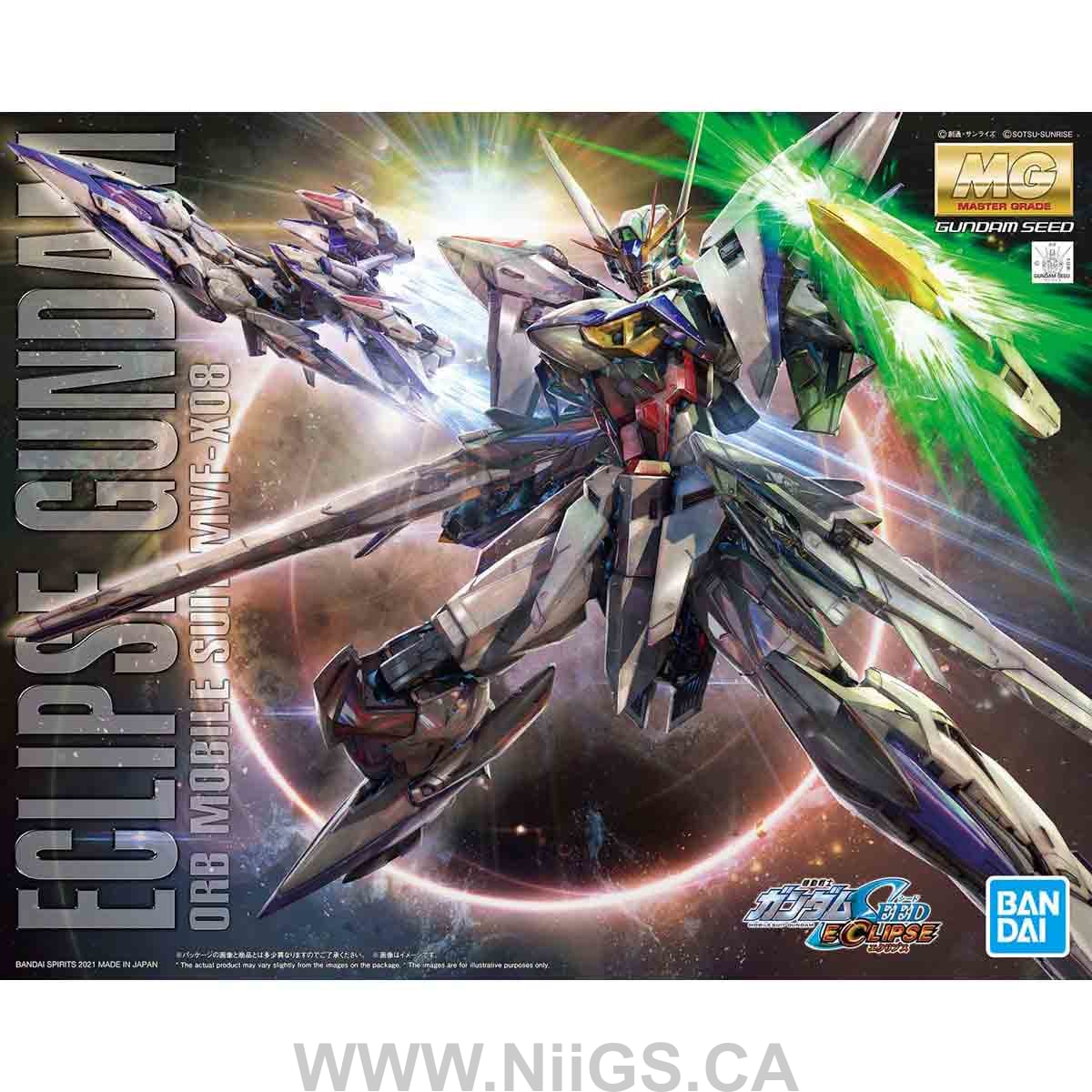 BANDAI HOBBY MG 1/100 ECLIPSE GUNDAM