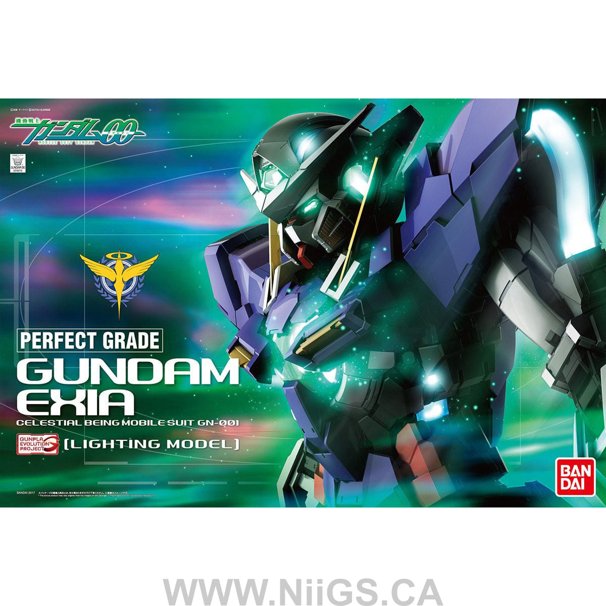PG 1/60 Perfect Grade Gundam Exia (Lighting Model)