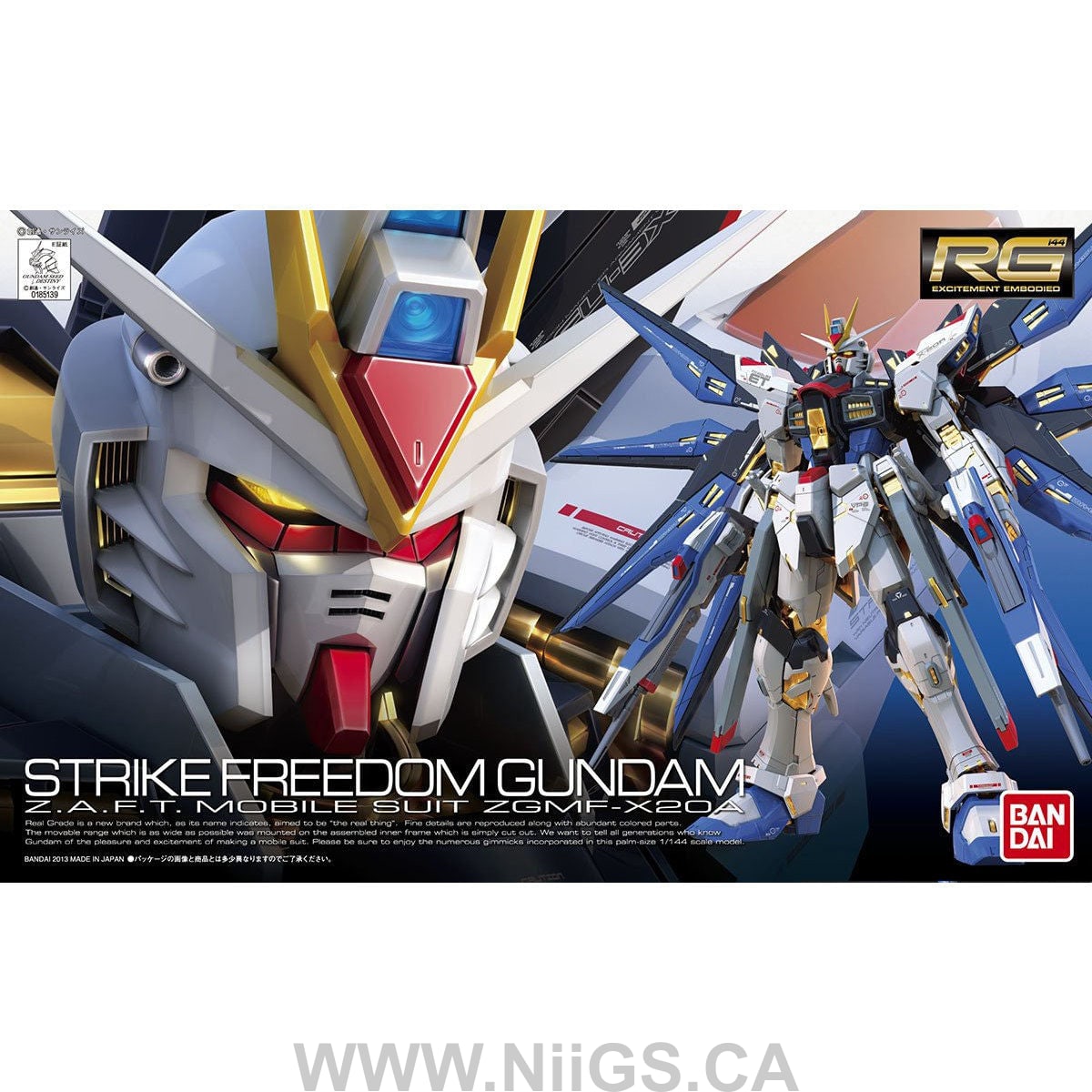 BANDAI Hobby RG 1/144 #14 ZGMF-X20A Strike Freedom Gundam