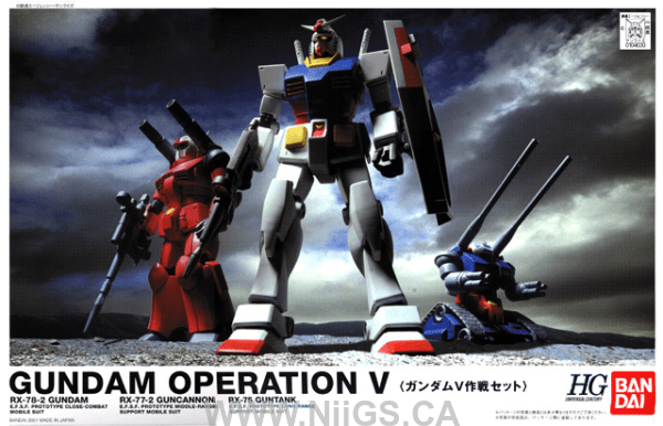 HGUC Gundam Operation V Set