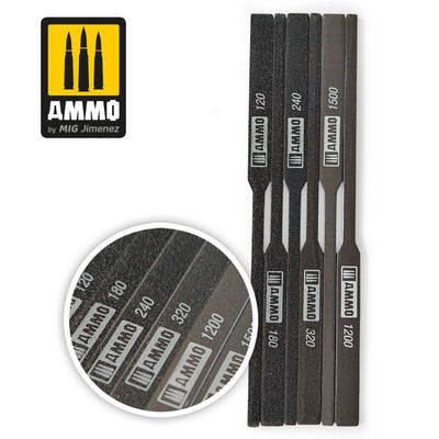 Ammo Mig Tapered Sanding Stick (120/180/240/320/1200/1500)