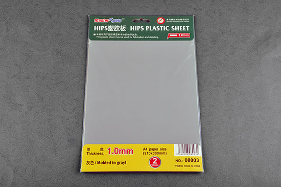 Master Tools HIPS PLASTIC SHEET A4 SIZE (210mm*300mm*2PCS)