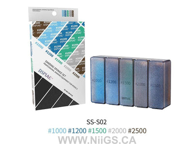 DSPIAE #1000-#2500 Sanding Sponge 30Pcs