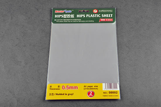 Master Tools HIPS PLASTIC SHEET A4 SIZE (210mm*300mm*2PCS)