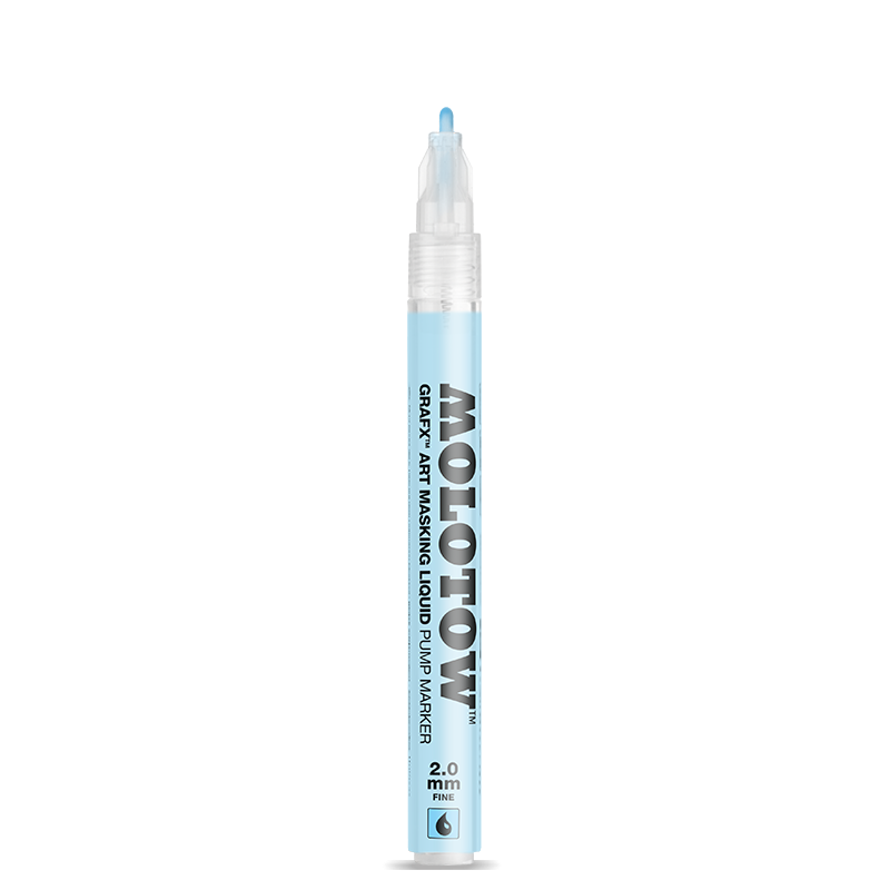 Molotow GRAFX Art Masking Liquid Pump Marker, 2mm