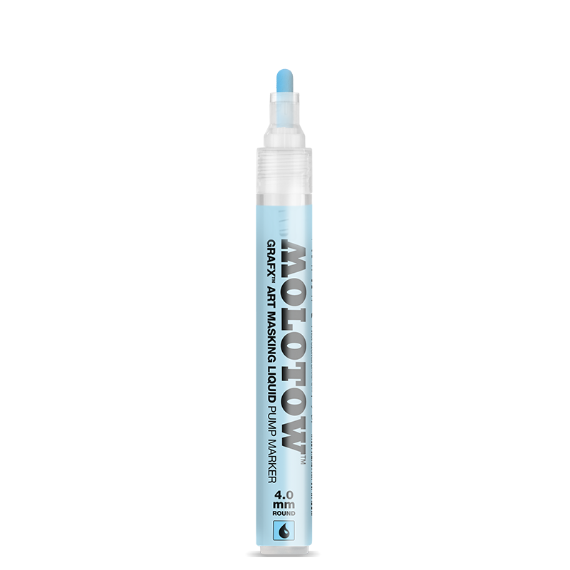 Molotow GRAFX Art Masking Liquid Pump Marker, 4mm