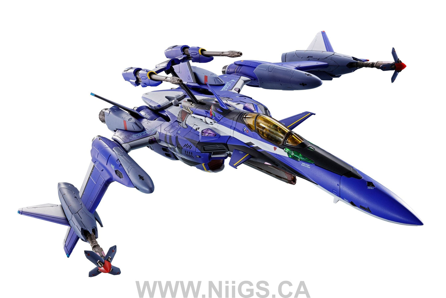 Bandai Spirits DX Chogokin YF-29Durandal Valkirie (Maximilian Jenius Use) Full Set Pack "Macross Δ Movie: Absolute Live!!!!!!"