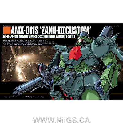 BANDAI HOBBY HGUC 1/144 #03 Zaku 3 Custom