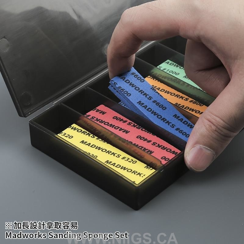 Madworks SSB-02 Sanding Sponge Box Set (Phantom Black Edition)