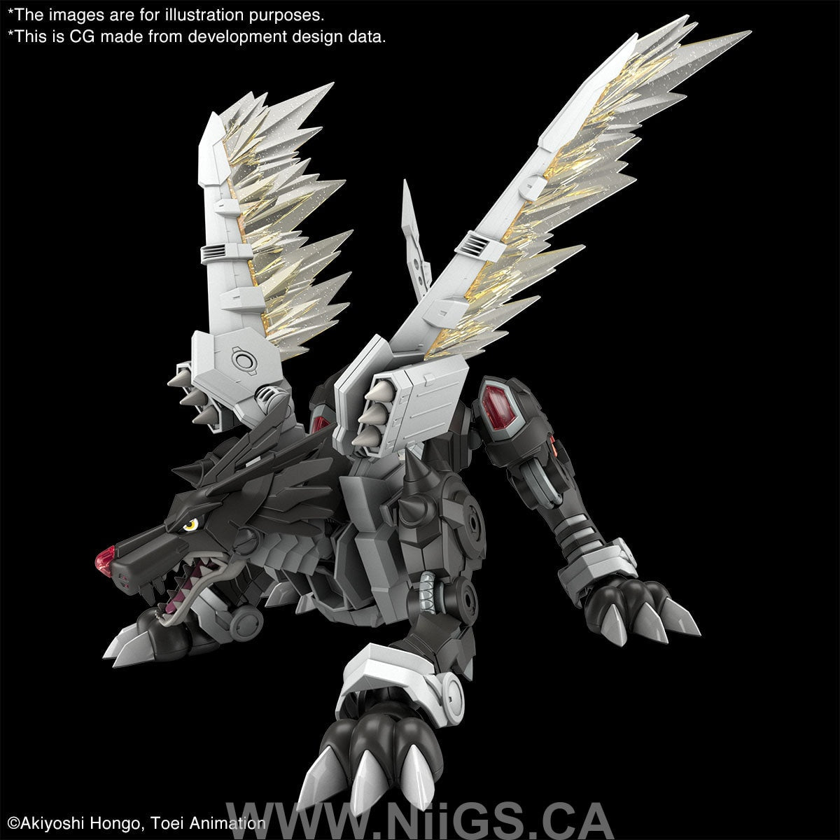 Figure-rise Standard Amplified METALGARURUMON (BLACK Ver.)
