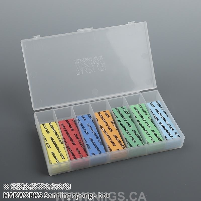 Madworks SSB-01-CA Sanding Sponge Box Set (White)