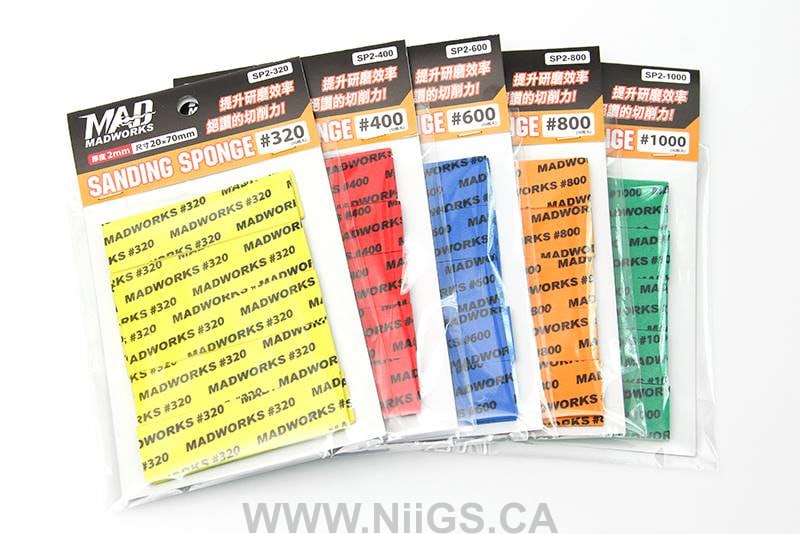 Madworks SP3 3mm Sanding Sponges (10pc)