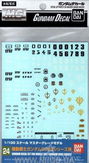 Gundam Decal 24 - Gundam 0083 Series