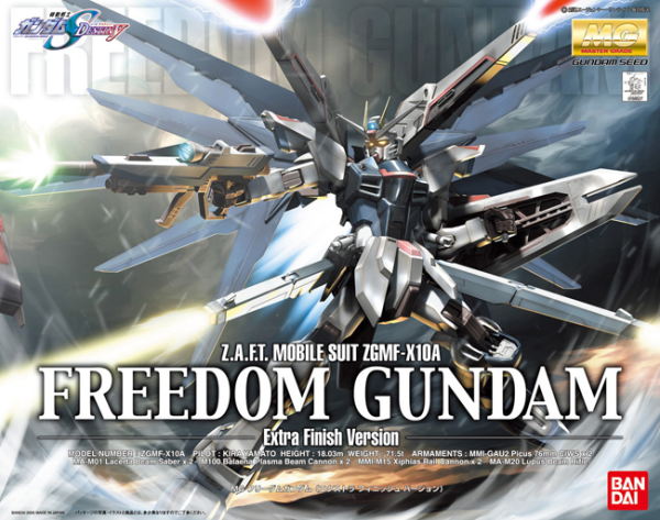 BANDAI Hobby MG ZGMF-X10A Freedom Gundam Extra Finish – Nii G Shop