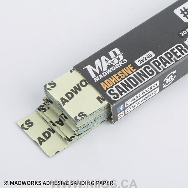 Madworks Adhesive Sanding Paper 20PC