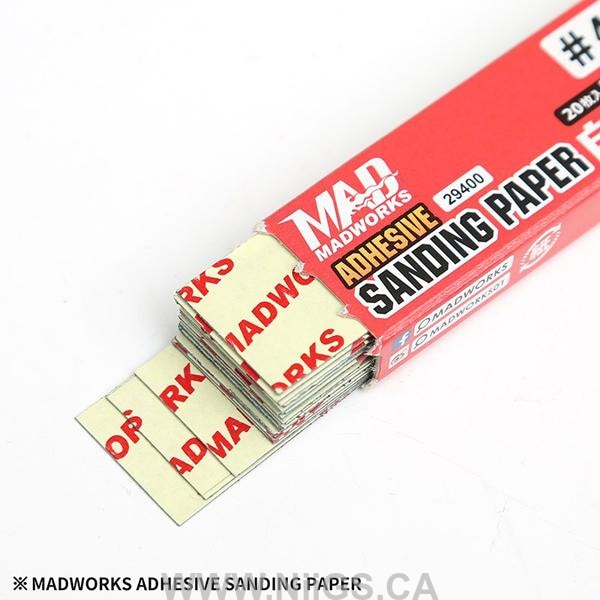 Madworks Adhesive Sanding Paper 20PC