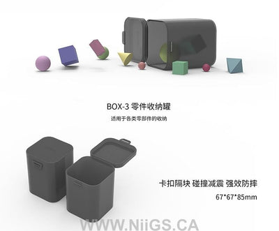 DSPIAE Utility Storage Box 67 x 67 x 85mm