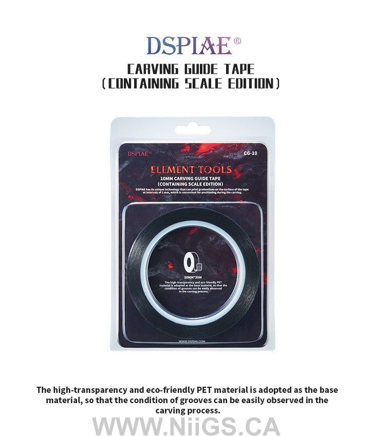 DSPIAE Hard Edged Carving Tape with Adhesive Back 30m (for Panel Lines)