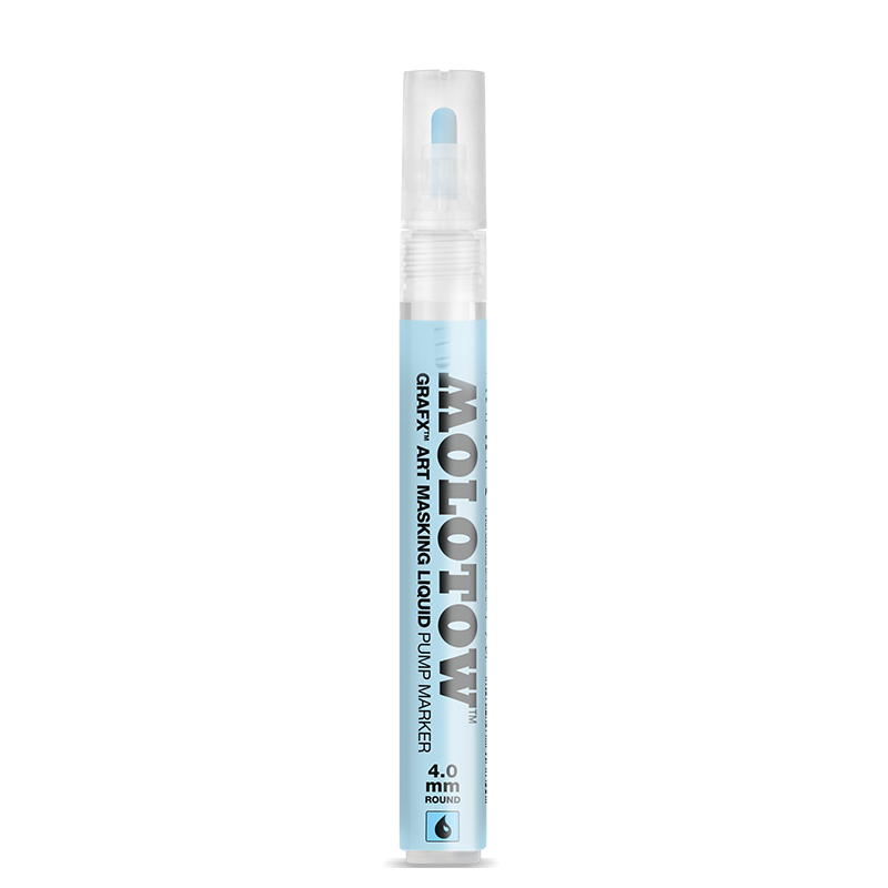 Molotow GRAFX Art Masking Liquid Pump Marker, 4mm