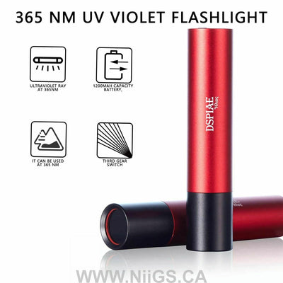 DSPIAE 365nm Ultraviolet Light Torch