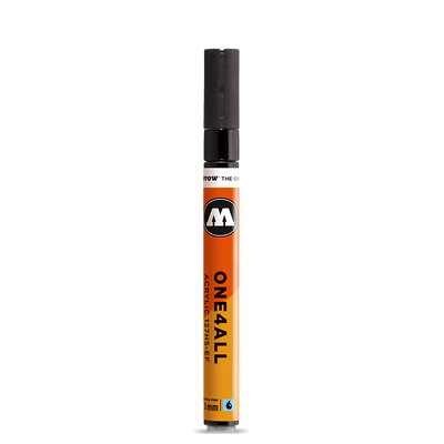 Molotow 227Hs One4All Acrylic Marker #223 Metallic Black, 4mm