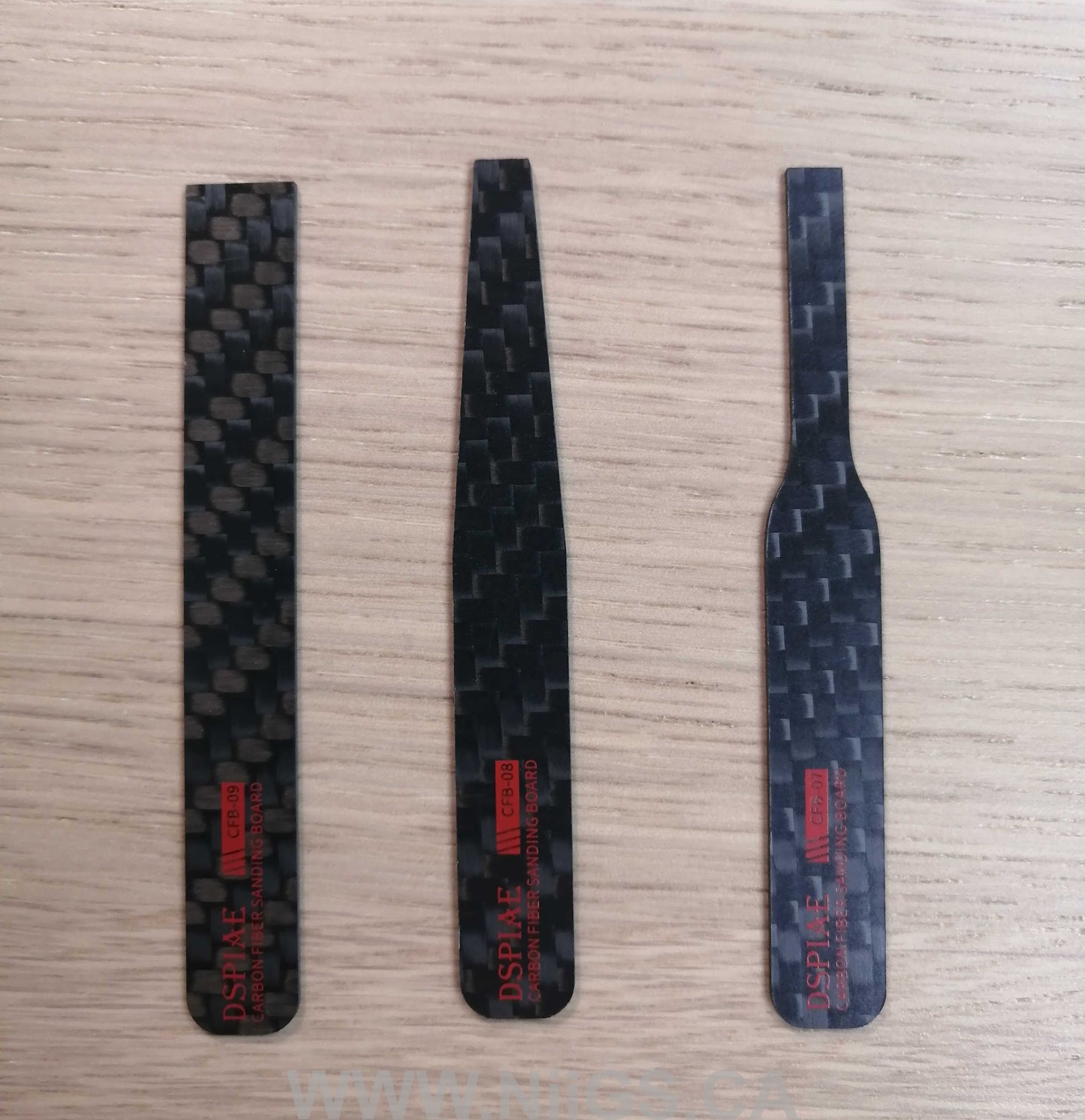 DSPIAE Lrregular Carbon Fiber Sanding Stick