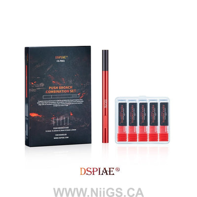 DSPIAE Push Broach Chisel 5-Piece Set (0.1/0.15/0.3/0.5/1.0mm)
