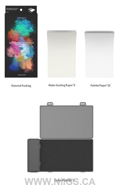 DSPIAE Moisture-Retaining Palette for Acrylic Paints