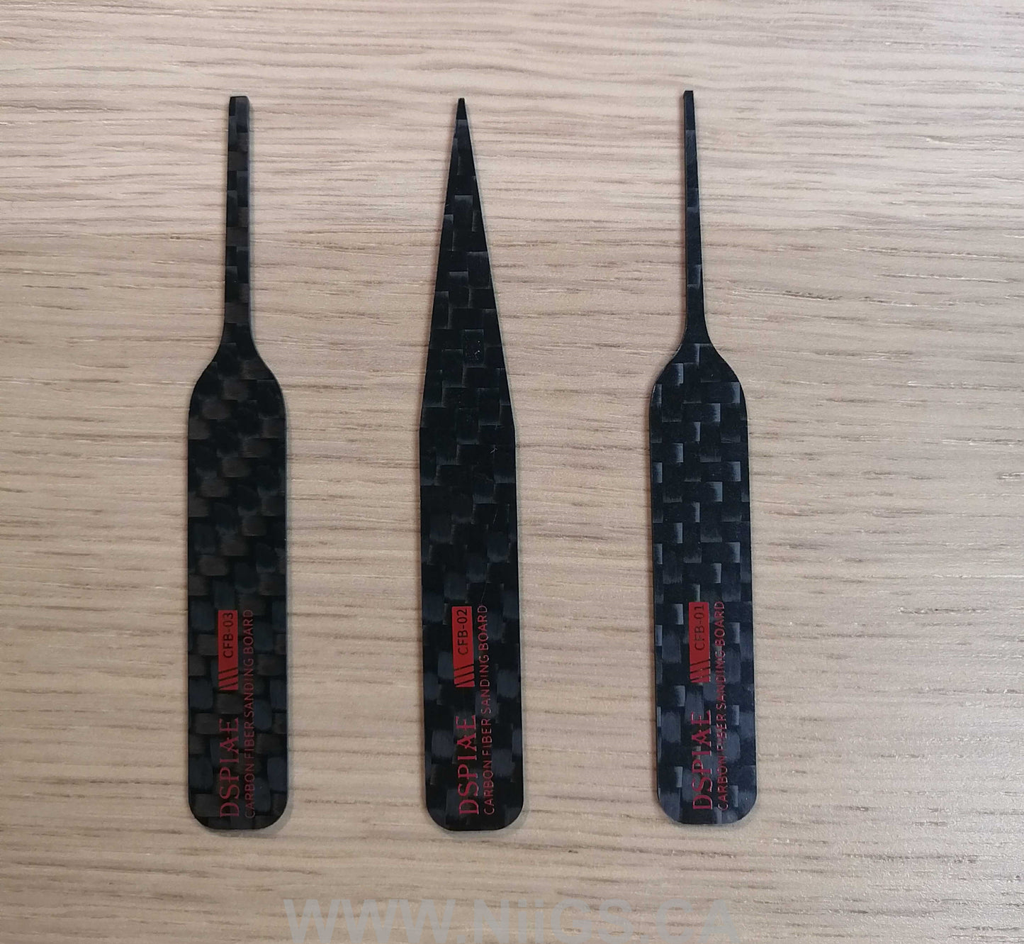 DSPIAE Lrregular Carbon Fiber Sanding Stick