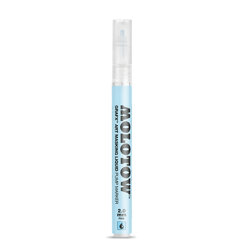 Molotow GRAFX Art Masking Liquid Pump Marker, 2mm