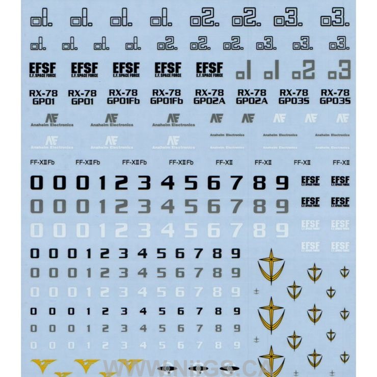Gundam Decal 30 - Earth Federation Space Force