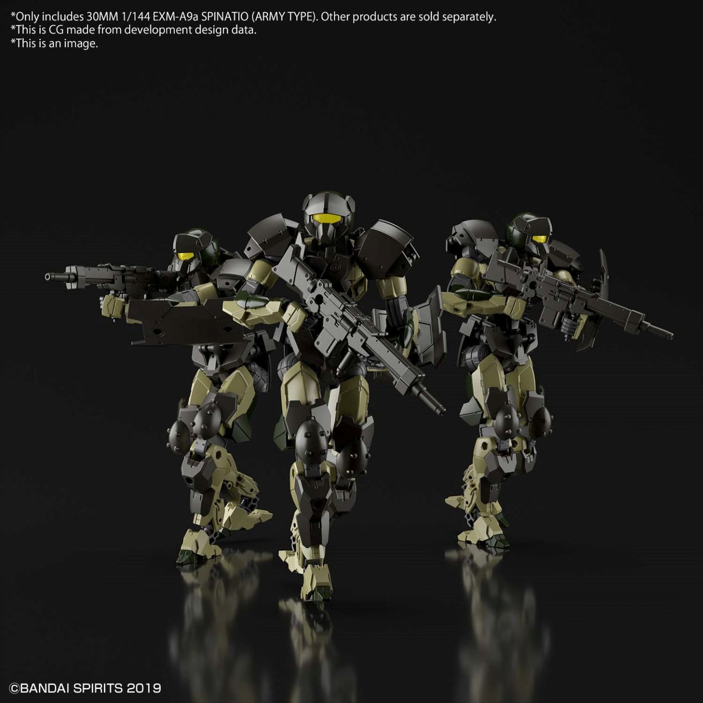 30MM 1/144 EXM-A9a SPINATIO (ARMY TYPE)