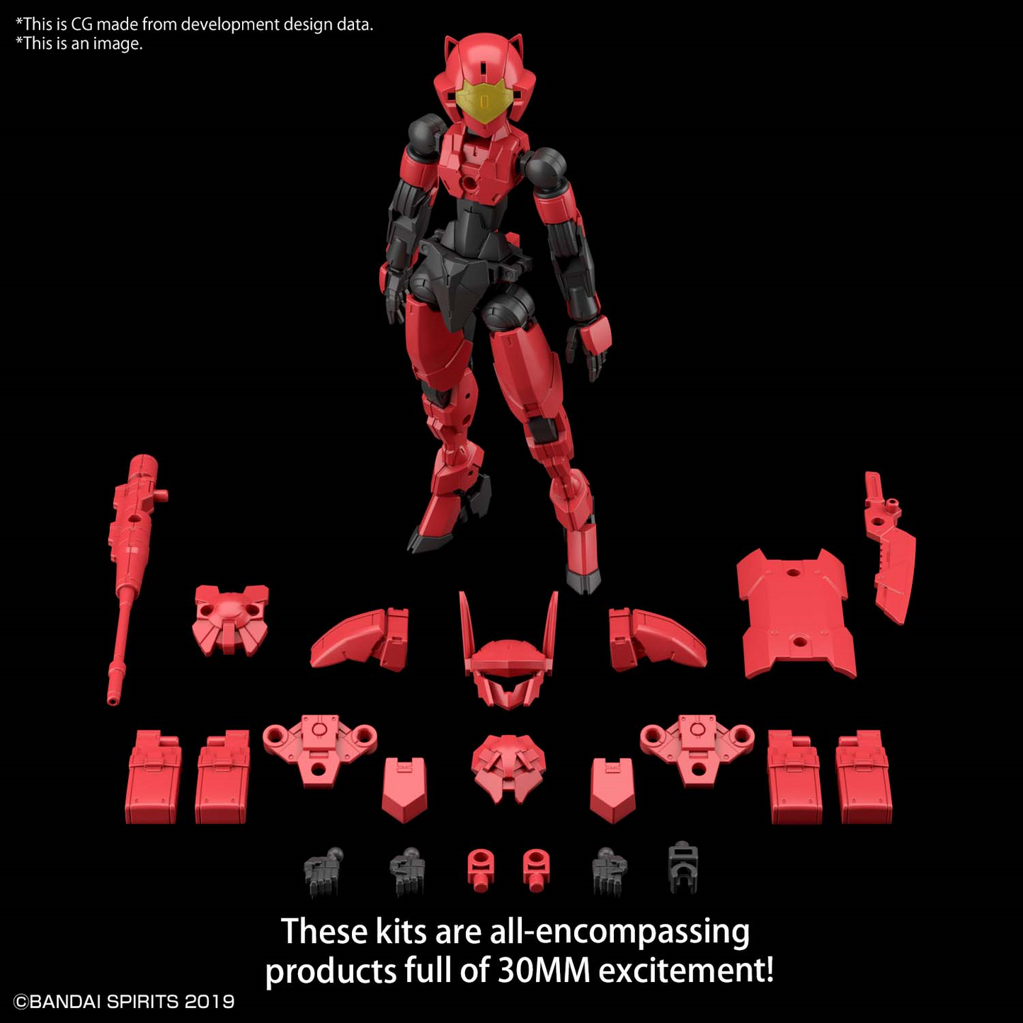 30MM 1/144 EXM-E7c SPINATIA (COMMANDO TYPE)