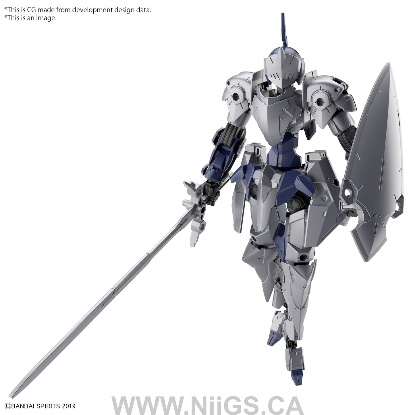 BANDAI Hobby 30MM 1/144 EXM-A9k SPINATIO (KNIGHT TYPE)