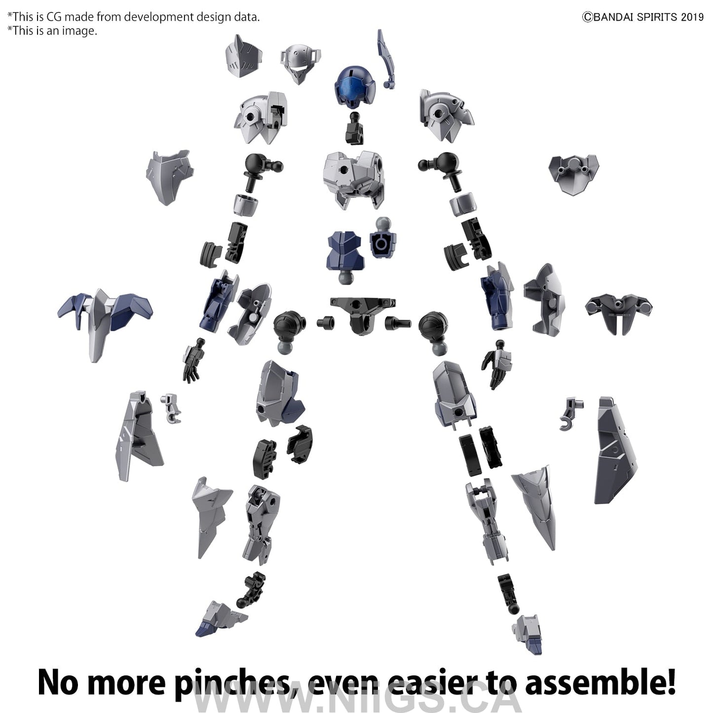 BANDAI Hobby 30MM 1/144 EXM-A9k SPINATIO (KNIGHT TYPE)