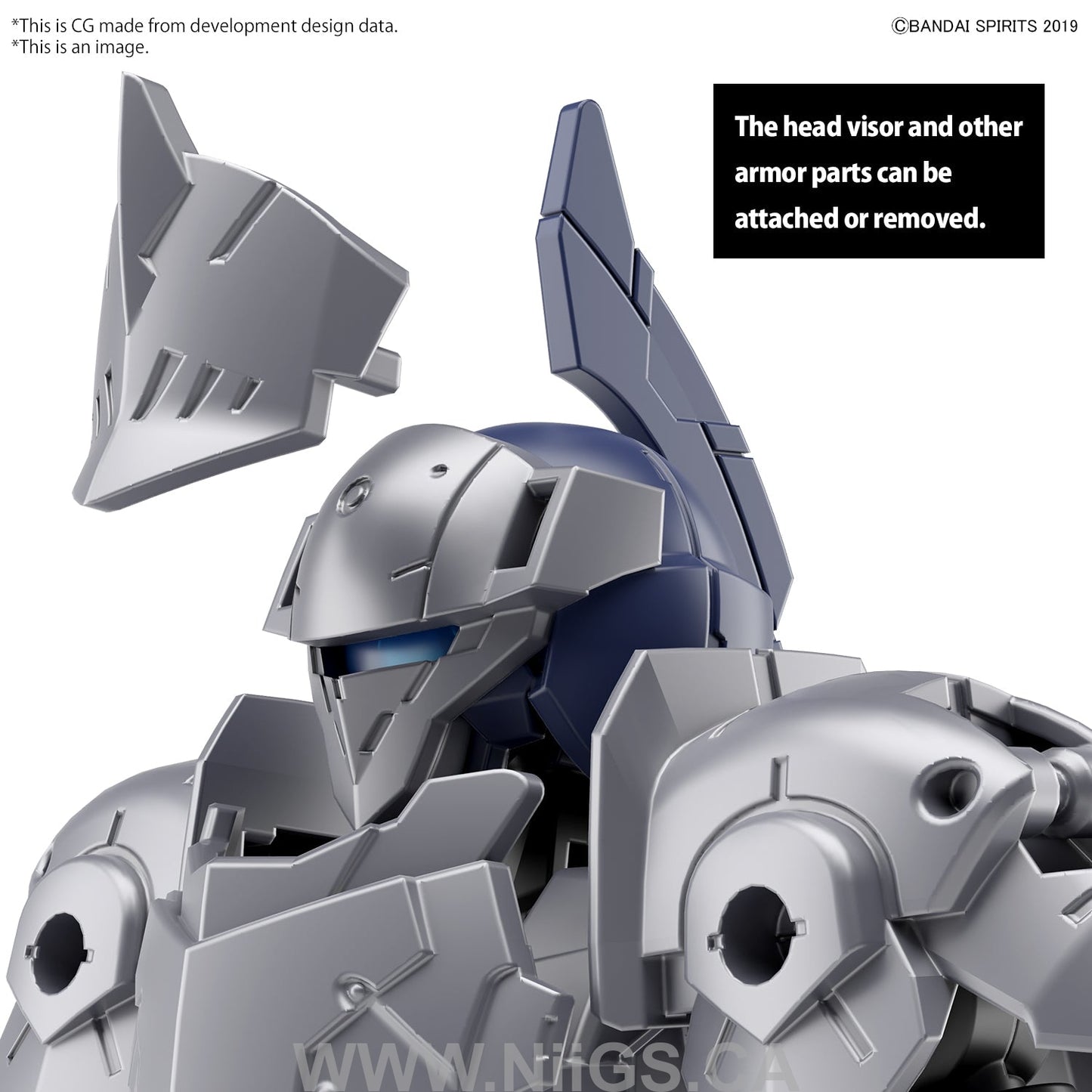 BANDAI Hobby 30MM 1/144 EXM-A9k SPINATIO (KNIGHT TYPE)