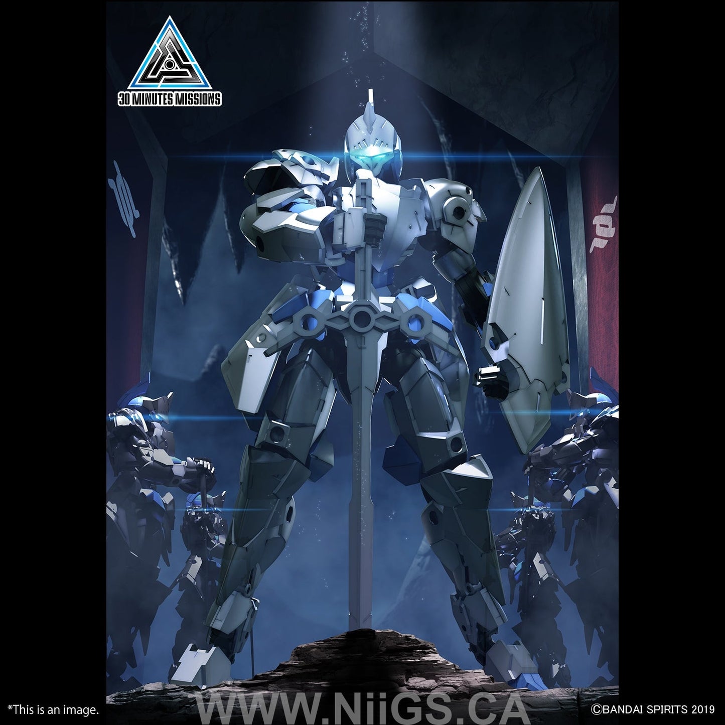 BANDAI Hobby 30MM 1/144 EXM-A9k SPINATIO (KNIGHT TYPE)