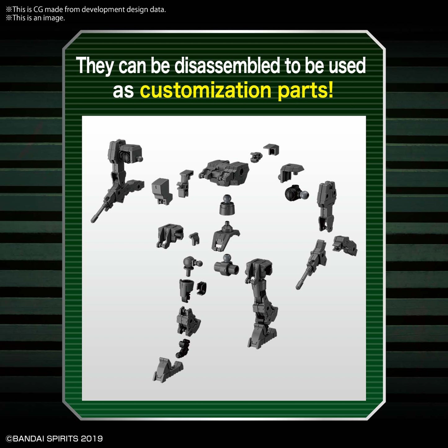 30MM 1/144 Extended Armament Vehicle (MASS PRODUCED SUB MACHINE Ver.)