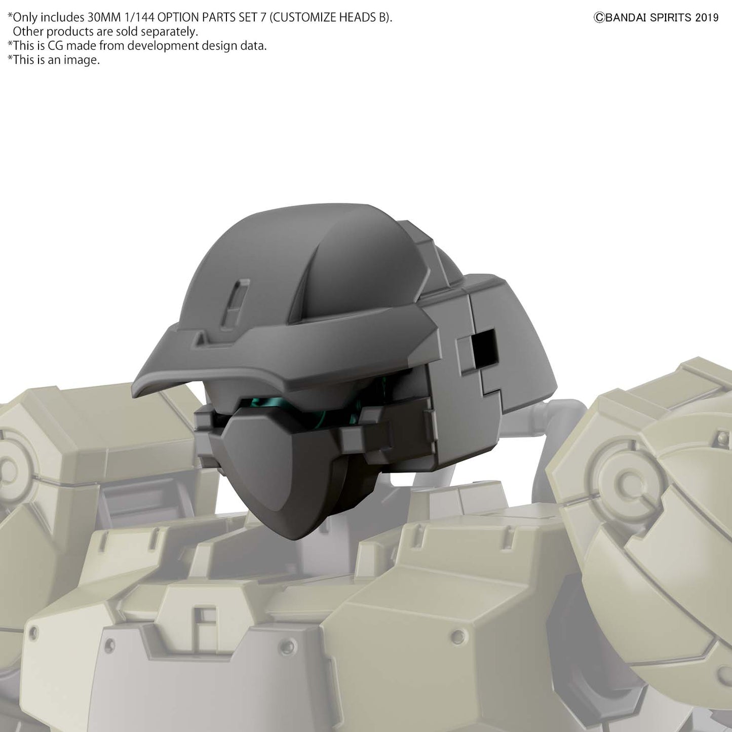 30MM 1/144 OPTION PARTS SET 7 (CUSTOMIZE HEADS B)