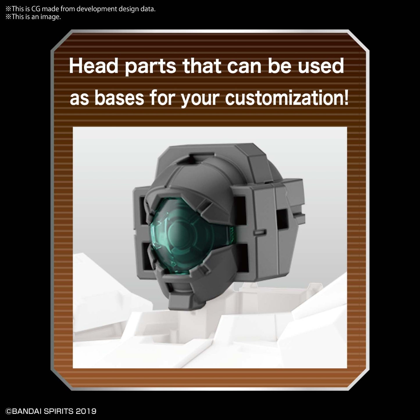 30MM 1/144 OPTION PARTS SET 6 (CUSTOMIZE HEADS A)