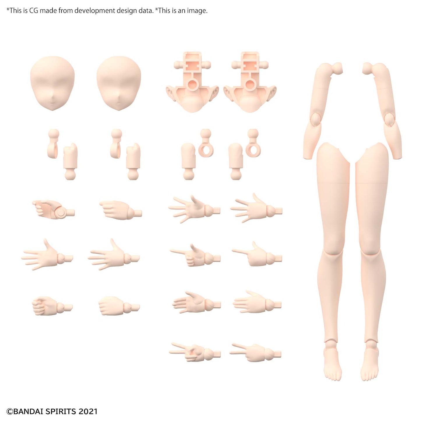 30MS OPTION BODY PARTS ARM PARTS & LEG PARTS [COLOR B]