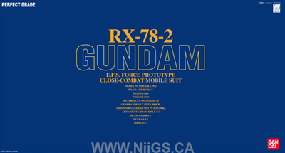 PG 1/60 Perfect Grade  RX-78-2 Gundam