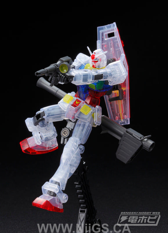 LIMITED HG 1/144 RX-78-2 GUNDAM CLEAR COLOR Ver.