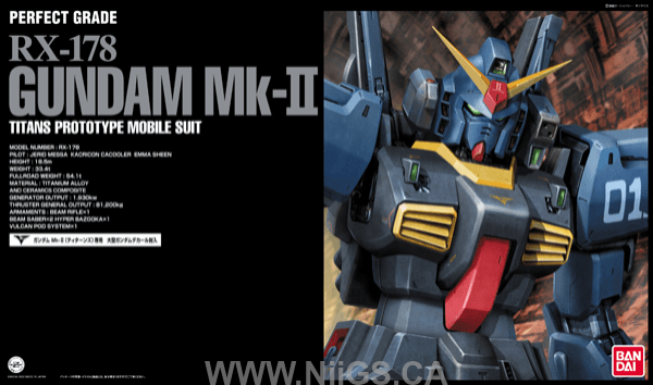 PG 1/60 Perfect Grade Gundam MK-II Titans