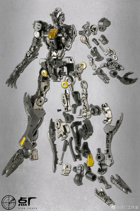 DOT Workshop - Metal Parts Replacement Kit For MG Barbatos Inner frame