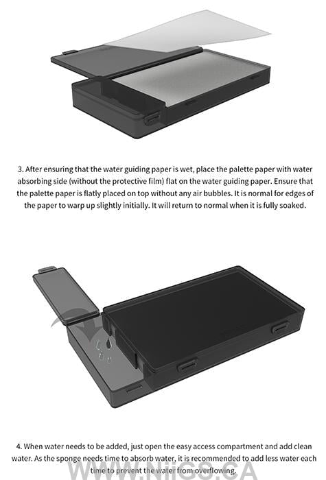 DSPIAE Moisture-Retaining Palette for Acrylic Paints