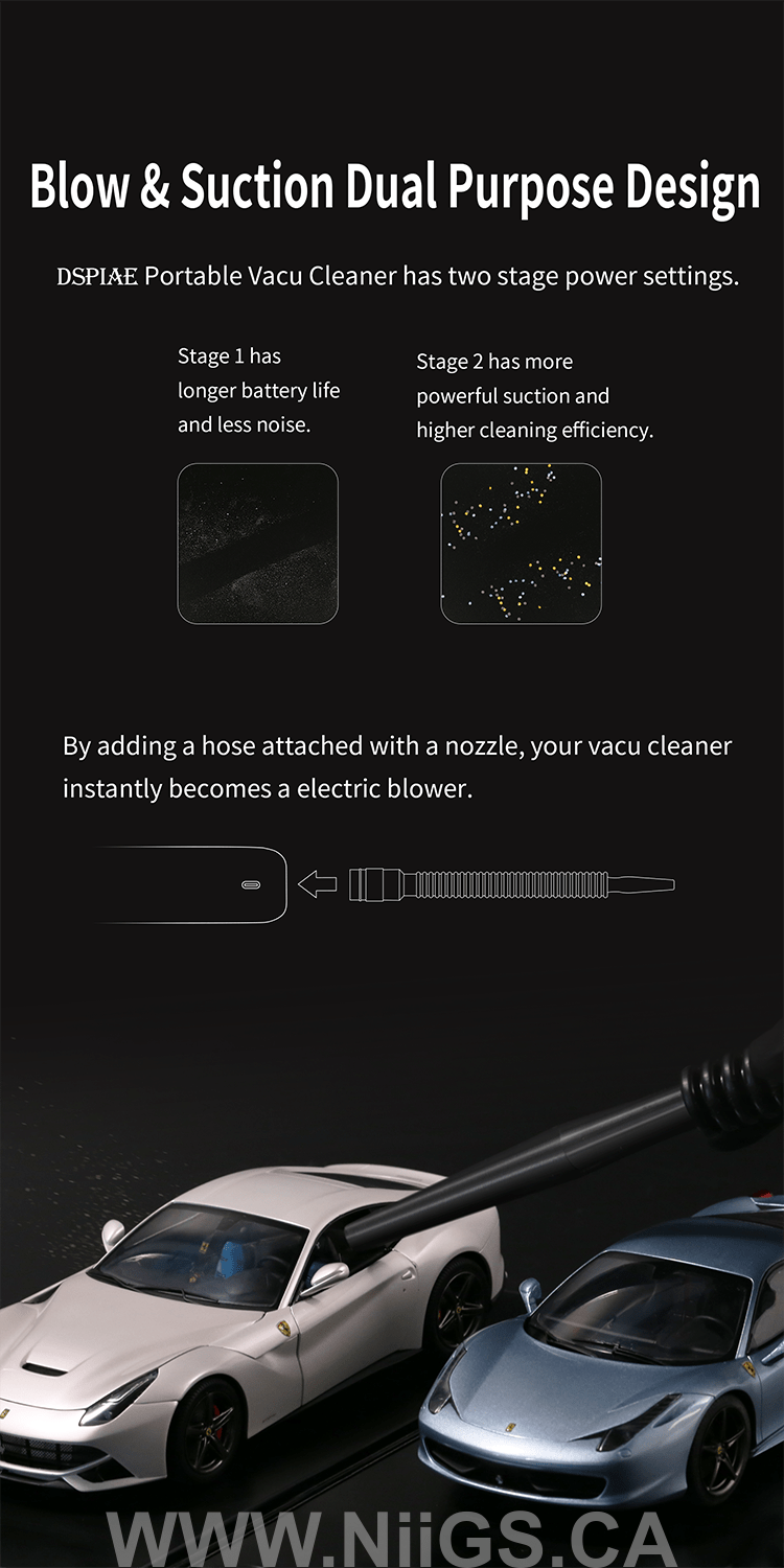 DSPIAE Portable Handheld Vacuum Cleaner