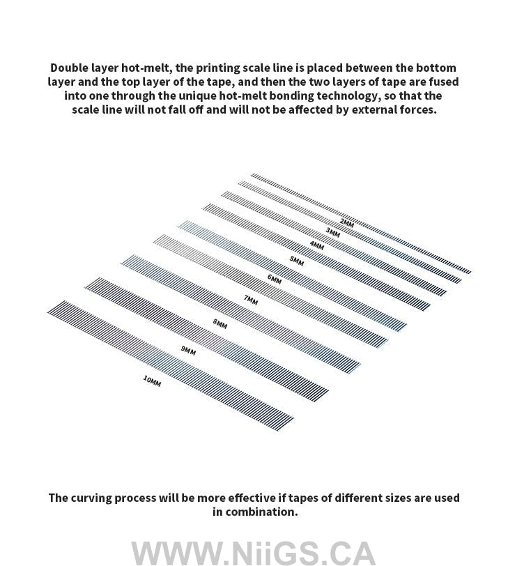 DSPIAE Hard Edged Carving Tape with Adhesive Back 30m (for Panel Lines)